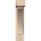 Ekena Millwork Thorton Block Smooth Bracket w/ Offset Brace, Douglas Fir, 5 1/2"W x 18"D x 26"H BKT0604X18X26THR05SDF - alternate 4
